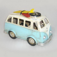 Декоративная модель ретро-автомобиля "SAMBA VOLKSWAGEN DELUXE BUS", 1966 Декоративная модель ретро-автомобиля "SAMBA VOLKSWAGEN DELUXE BUS", 1966
