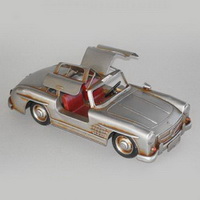 Декоративная модель ретро-автомобиля, 2MERCEDES 300SL GULLWING" серебристый Декоративная модель ретро-автомобиля, 2MERCEDES 300SL GULLWING" серебристый