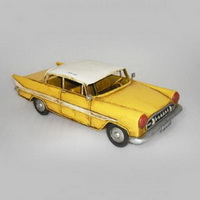 Декоративная модель такси " YELLOW CHECKER NEW YORK TAXI" 1980