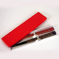 Палочки бамбуковые в коробочке, красные и черные (уп 2 пары) Палочки бамбуковые в коробочке, красные и черные (уп 2 пары)